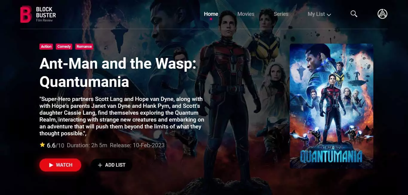 Block Buster: Movie Reviews & Filters